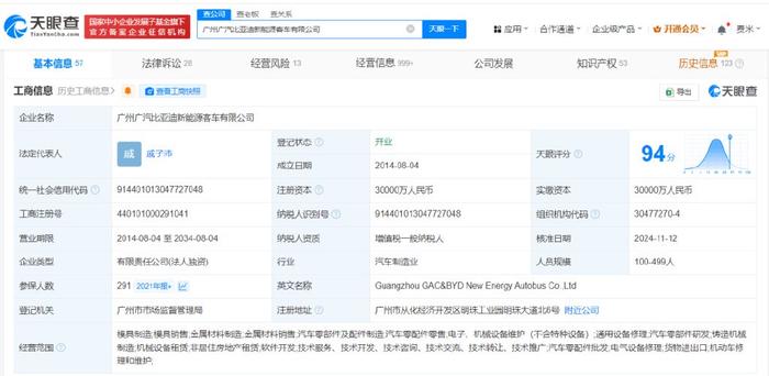 廣汽比亞迪新能源客車公司新帥上任，戚子沛法定代表人董事長一肩挑(圖3)