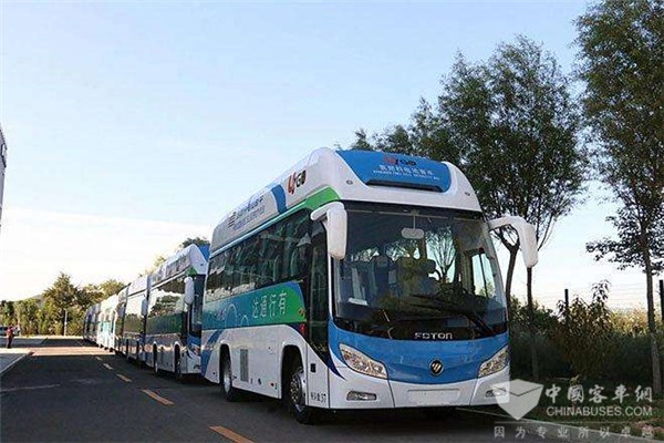 1.7億元！福田歐輝斬獲張家口60輛氫燃料公交車訂單(圖1)