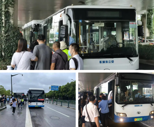 “燦都”來襲，浦東公交140輛車應(yīng)急執(zhí)行配套軌交停運接駁輸運任務(wù)(圖3)