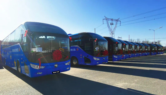 福田歐輝又雙叒交車?yán)?！攜手北京新國(guó)線打造高效運(yùn)輸(圖1)